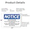 Signmission No Soliciting Please There Is No Door Bell OSHA Notice Sign, Aluminum, 24in W x 18in L, 2PK OS-2PACK-NS-A-1824-L-14836 - alternate 8